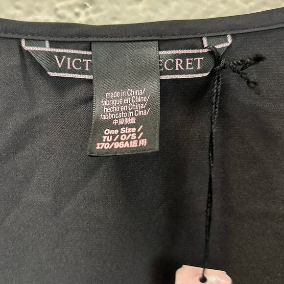 Victoria’s Secret Black Kimono Robe one size NWT - Picture 3 of 8